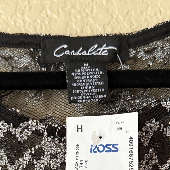 Candalite Black and Silver Formal Dress NWT - Picture 5 of 9